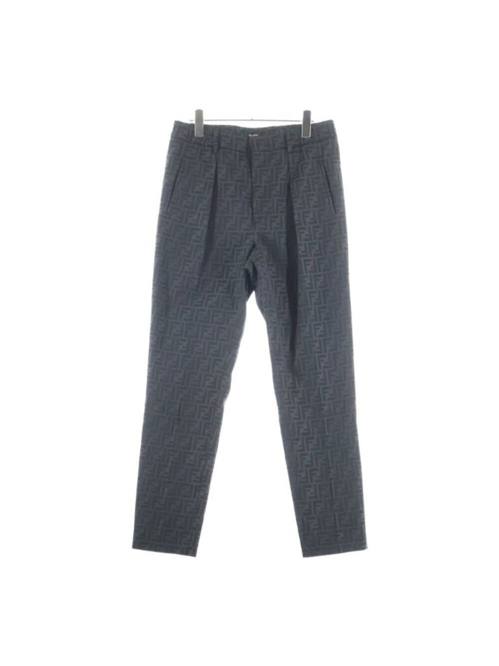 Fendi Zucca Pattern Trousers Pants Brown